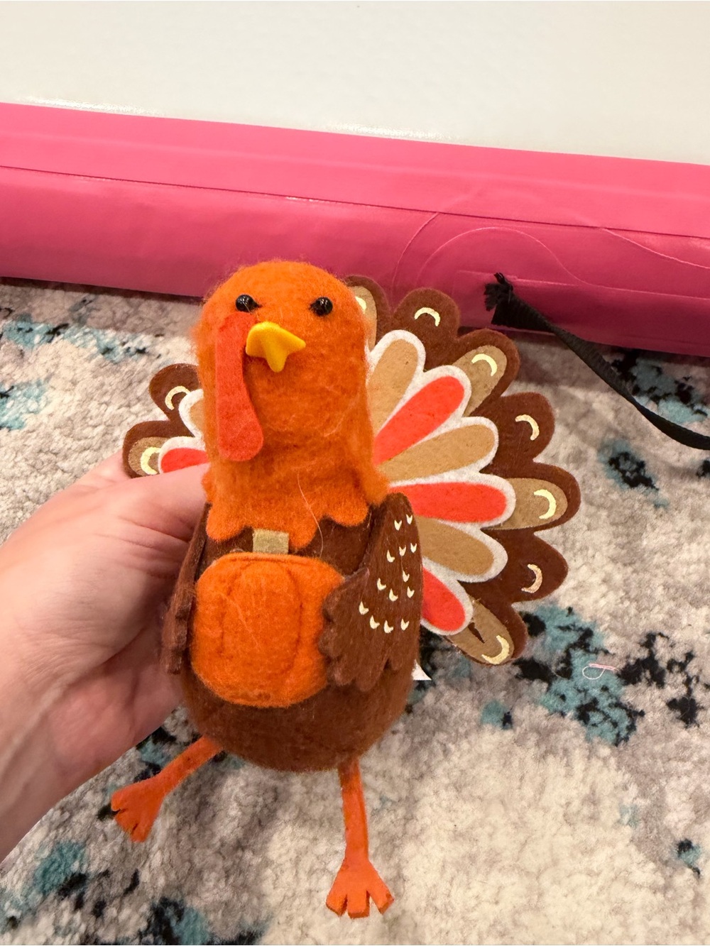 Target Spritz Thanksgiving Felt Plush Turkey Bird Harvest Decor 2024